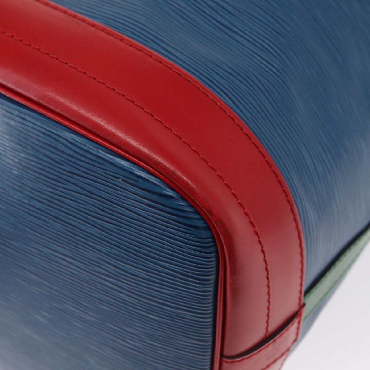 Louis Vuitton Tricolor Noe Handbag Epi Leather, BLUE, LEATHER, Shoulder bag
