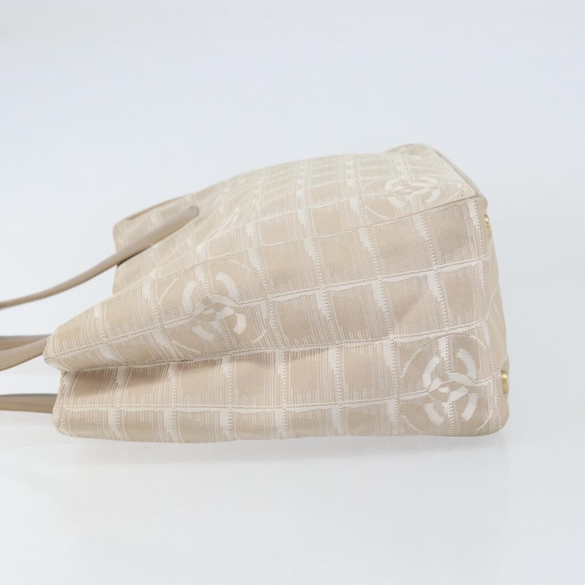 Chanel Travel Line Tote Nylon, BEIGE, NYLON, Tote bag
