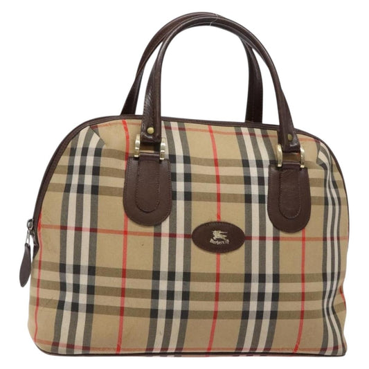 Burberry Nova Check Handbag Nova Check Canvas, BEIGE, CANVAS, Handbag