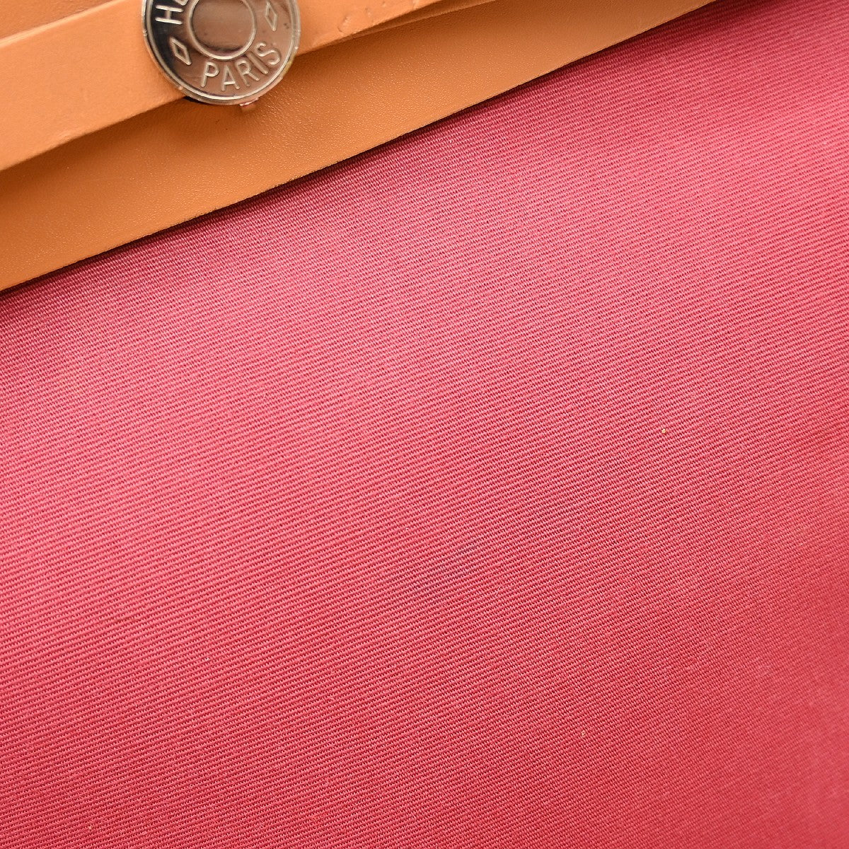 Hermes Herbag Zip Leather and Toile, Multicolour, Canvas, Handbag