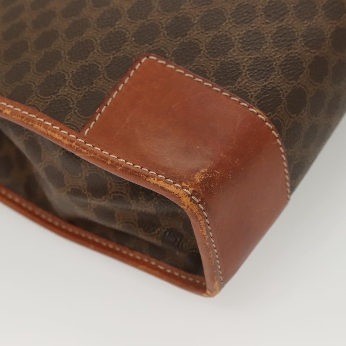 Celine Macadam Briefcase Canvas and leather, BROWN, CANVAS, Briefcase