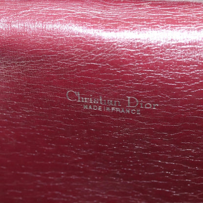 Christian Dior Vintage Trotter Flap Shoulder Bag Canvas, RED, CANVAS, Shoulder bag