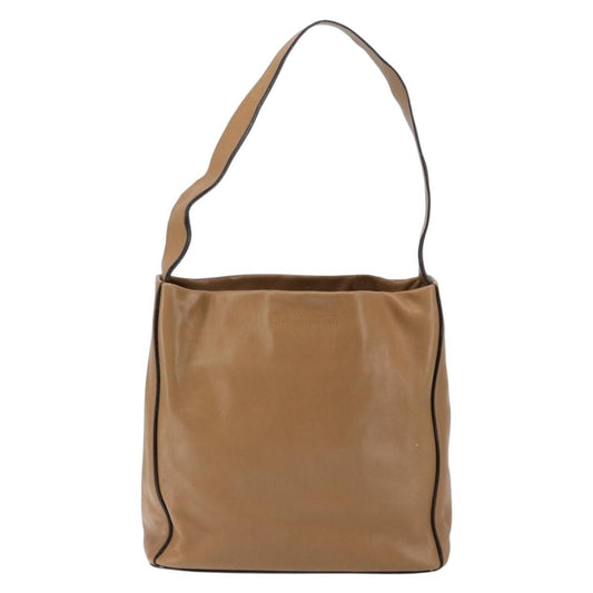 Prada Vintage Shoulder Bag Leather, BROWN, LEATHER, Shoulder bag
