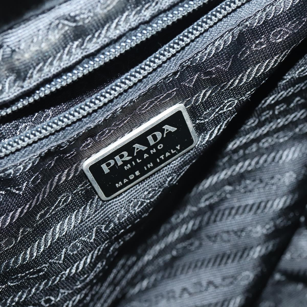 Prada Double Front Pocket Backpack Tessuto, BLACK, NYLON, Backpack