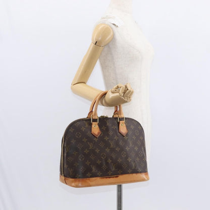 Louis Vuitton Alma Handbag Monogram Canvas, BROWN, CANVAS, Handbag