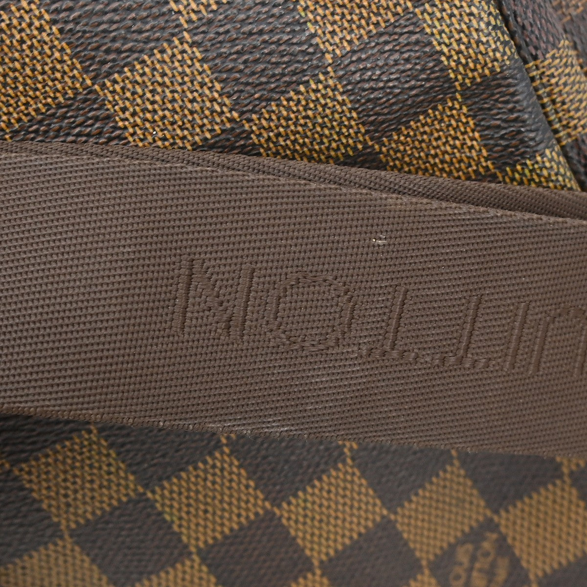 Louis Vuitton Naviglio Handbag Damier, BROWN, CANVAS, Shoulder bag