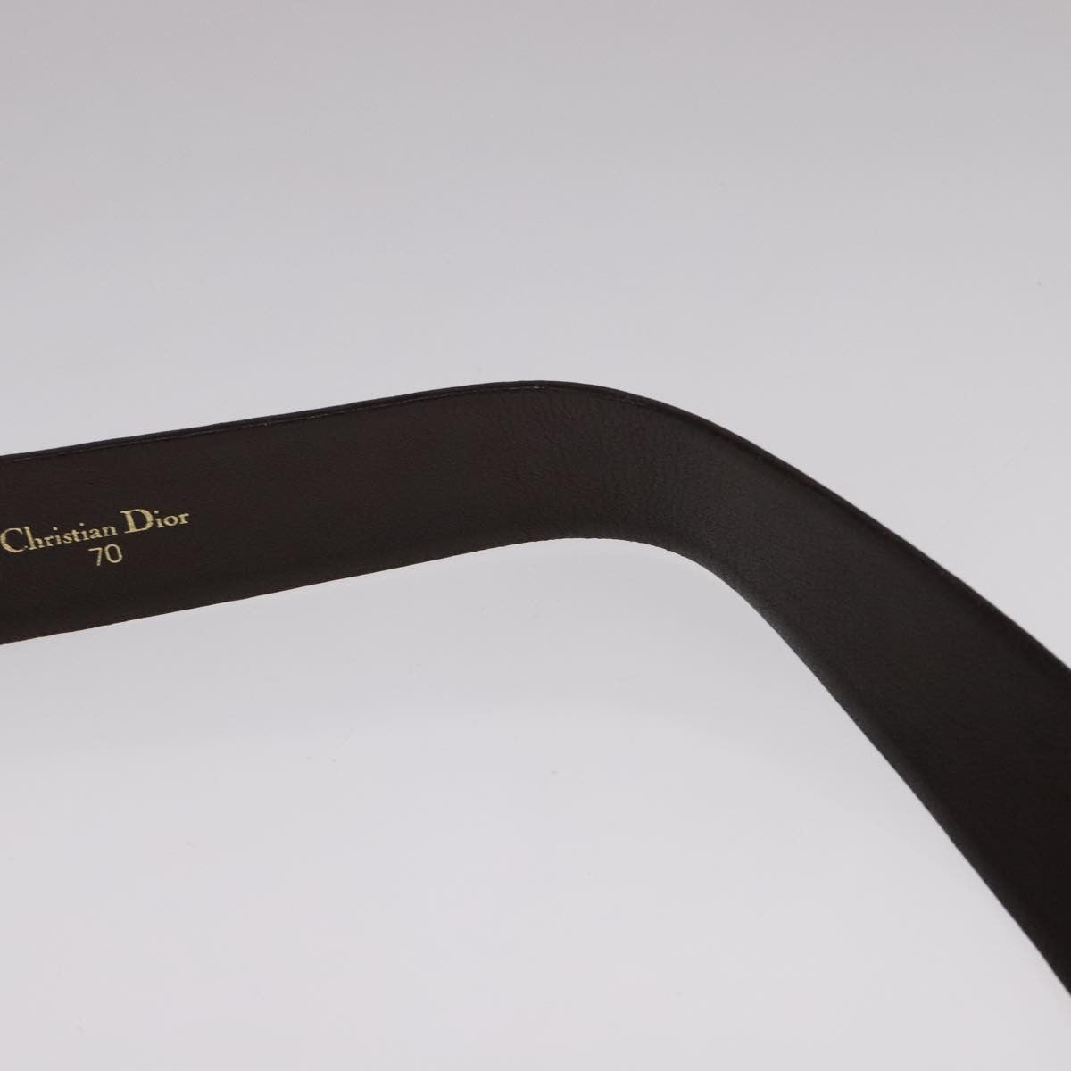 Christian Dior D Buckle Belt Canvas and Leather, BROWN, CANVAS, Belts