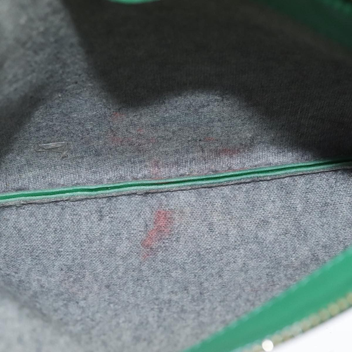 Celine Trio Crossbody Bag Leather, GREEN, LEATHER, Crossbody bag