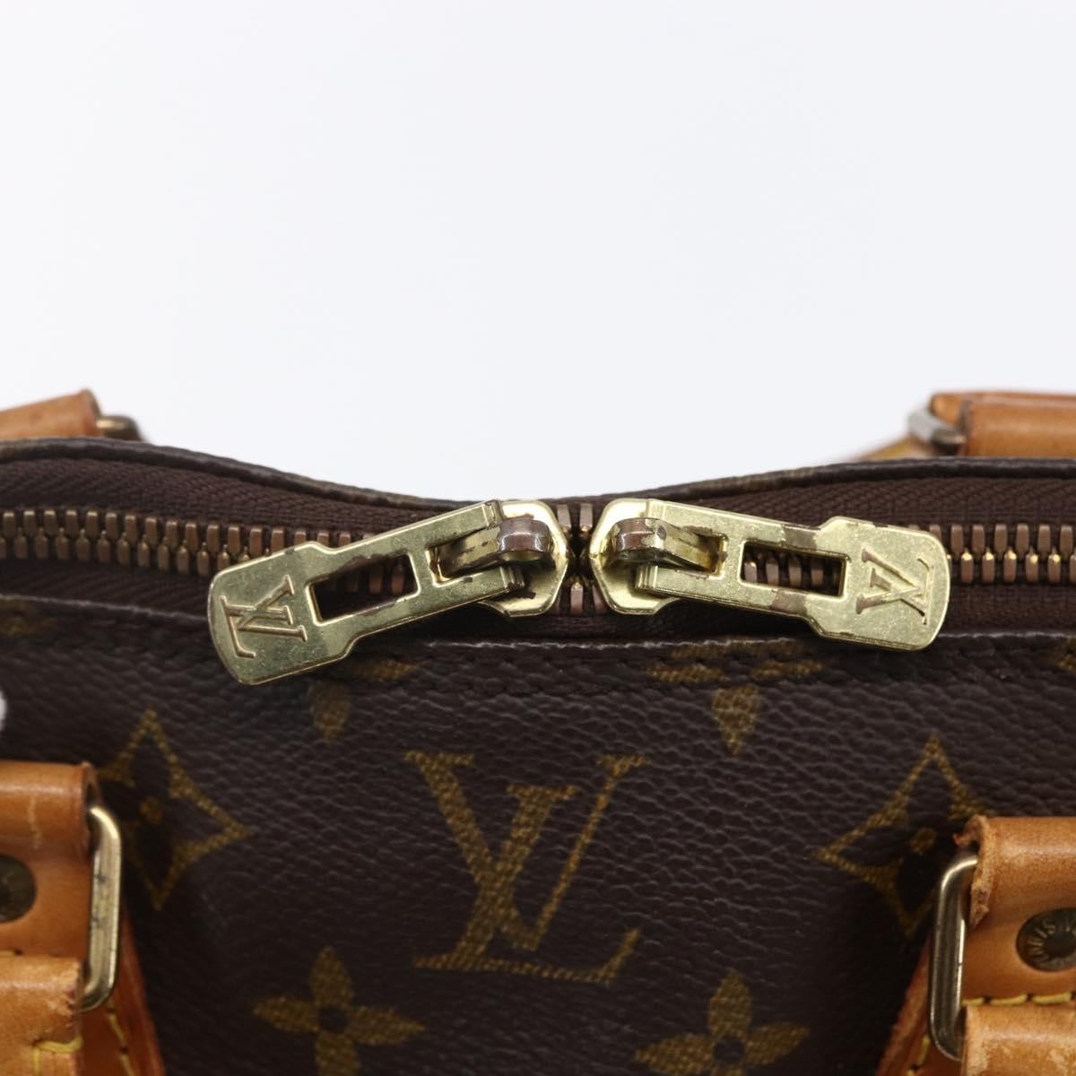 Louis Vuitton Vintage Alma Handbag Monogram Canvas, BROWN, CANVAS, Handbag