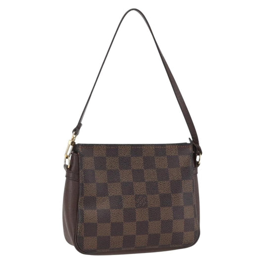 Louis Vuitton Trousse Make Up Bag Damier Canvas, BROWN, CANVAS, Clutche & pouche
