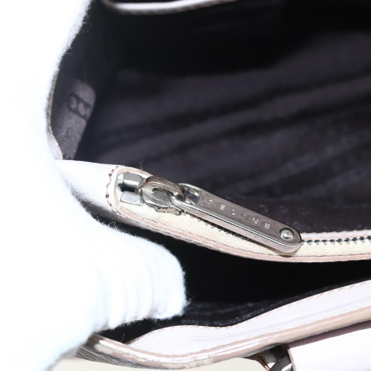 Celine Boogie Satchel Leather, PINK, LEATHER, Handbag