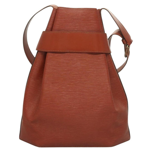 Louis Vuitton Vintage Sac d'Epaule Handbag Epi Leather, BROWN, LEATHER, Handbag