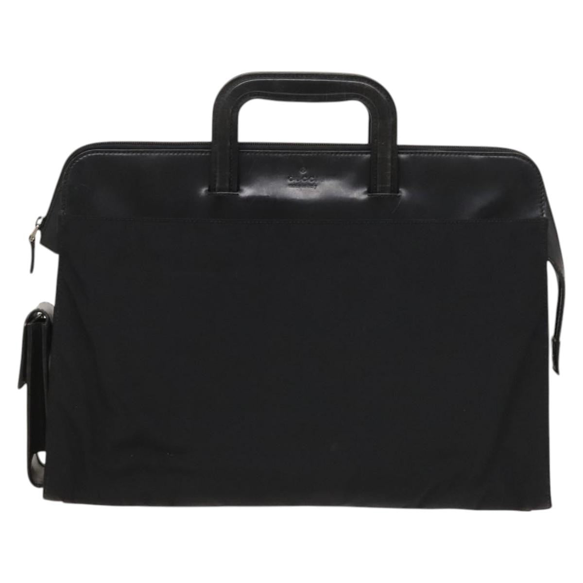 Gucci Vintage Handbag Nylon, BLACK, NYLON, Handbag