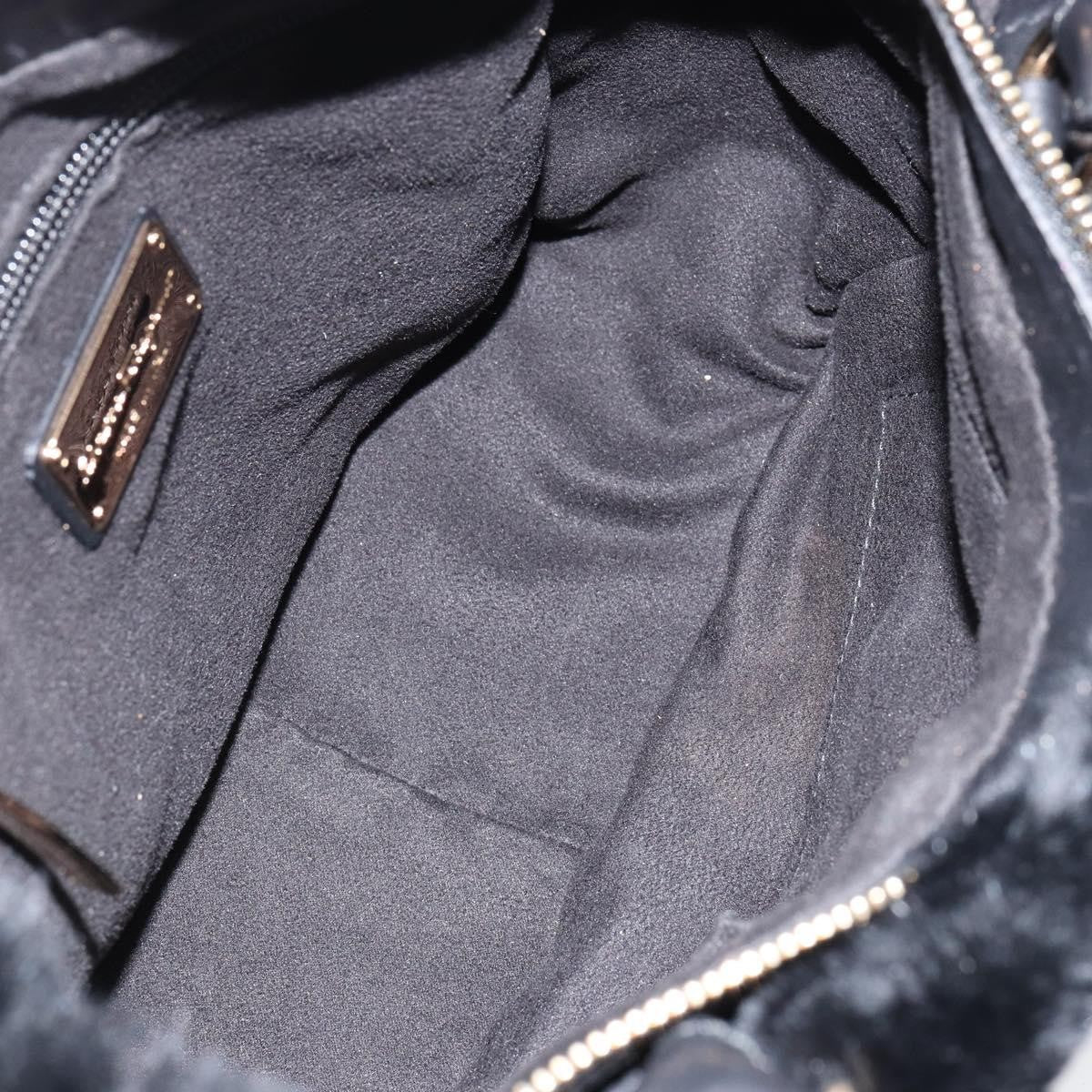 Salvatore Ferragamo Vala Handbag Suede, BLACK, SUEDE, Handbag