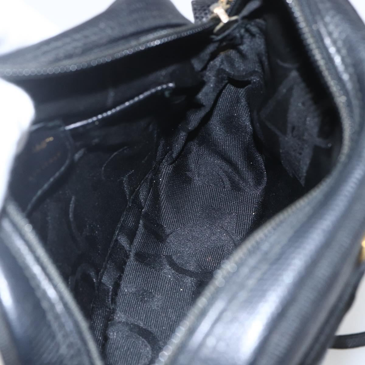 Salvatore Ferragamo Vala Shoulder Bag Leather, BLACK, LEATHER, Shoulder bag