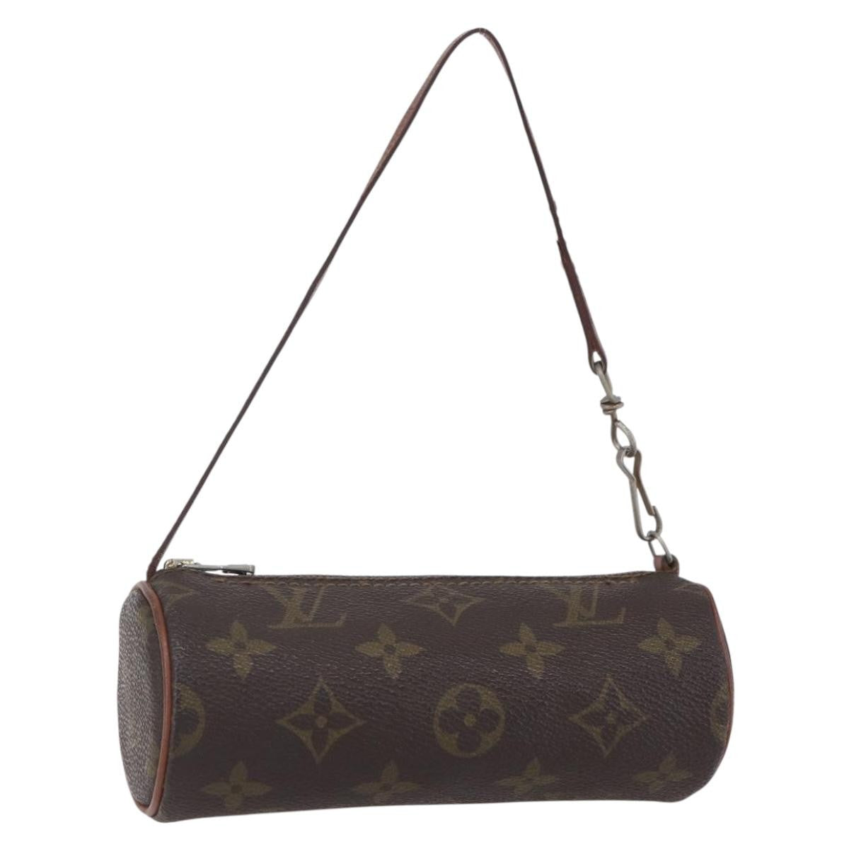 Louis Vuitton Papillon Pochette Monogram Canvas, BROWN, CANVAS, Clutche & pouche