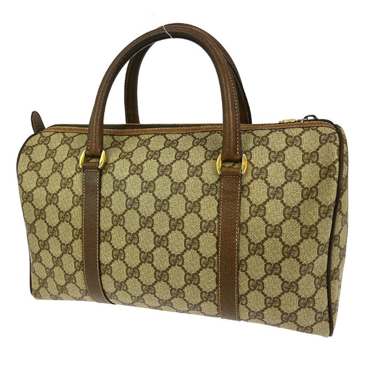 Gucci Vintage Handbag Canvas, BEIGE, CANVAS, Handbag