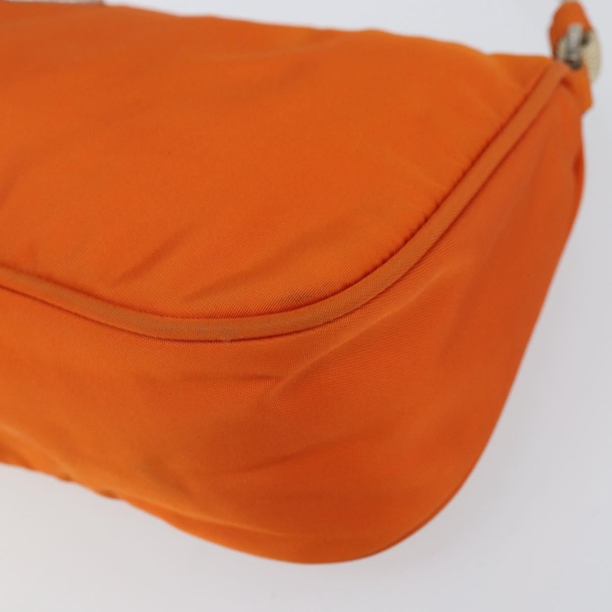Prada Pochette Shoulder Bag Tessuto, ORANGE, NYLON, Clutche & pouche