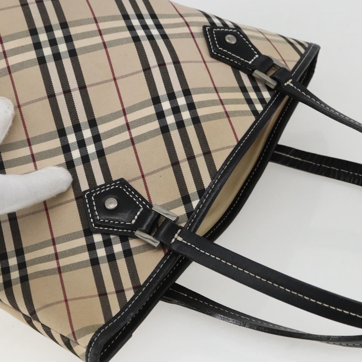 Burberry Nova Check Tote canvas check pattern, BEIGE, CANVAS, Tote bag