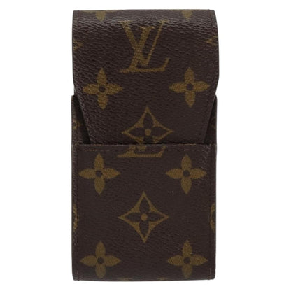Louis Vuitton Etui Cigarette Case Monogram canvas, BROWN, CANVAS, Toiletry Case