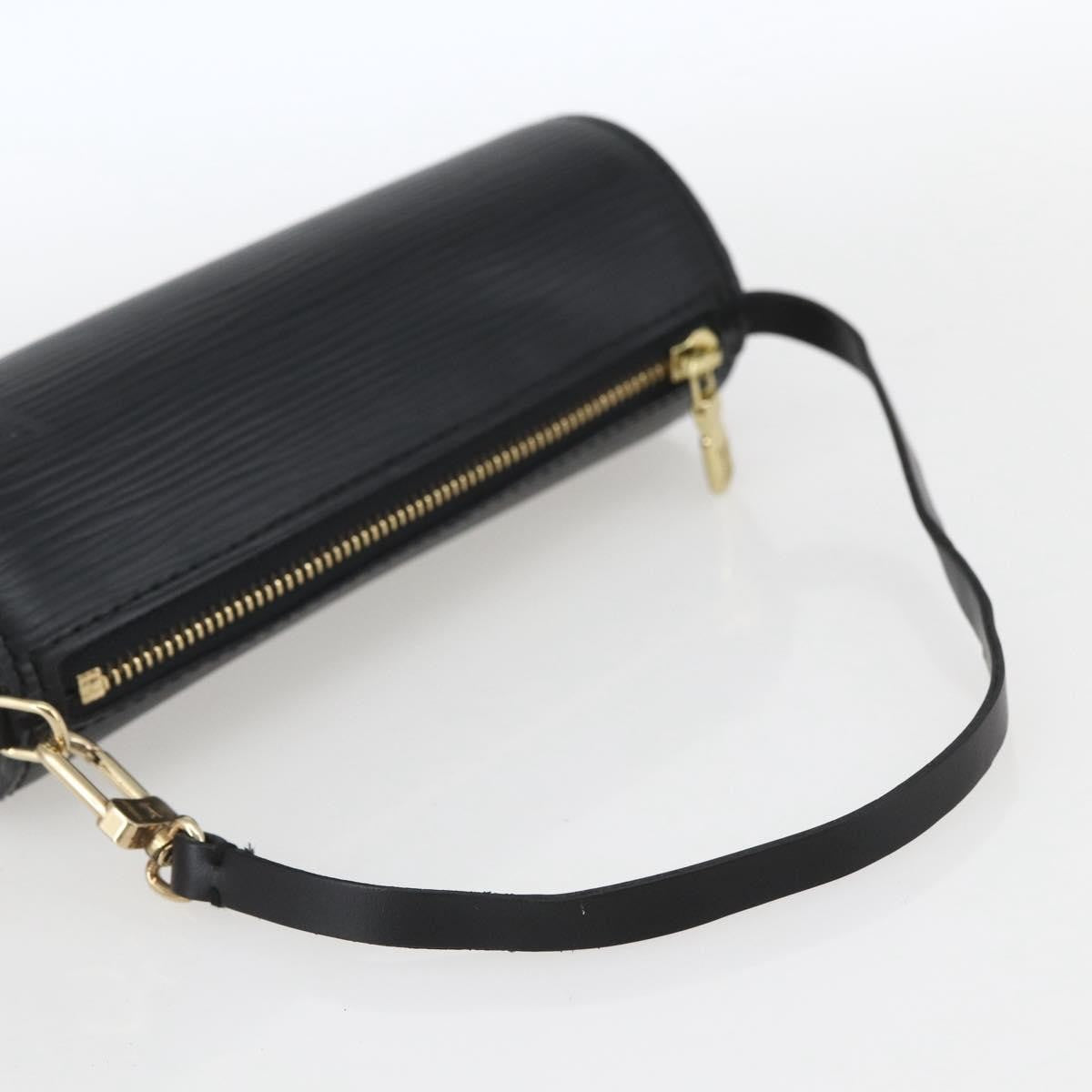 Louis Vuitton Soufflot Pochette Epi Leather, BLACK, LEATHER, Clutche & pouche