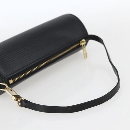 Louis Vuitton Soufflot Pochette Epi Leather, BLACK, LEATHER, Clutche & pouche
