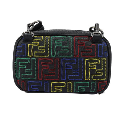 Fendi Camera Bag Zucca Embossed Leather, MULTICOLOUR, LEATHER, Crossbody bag