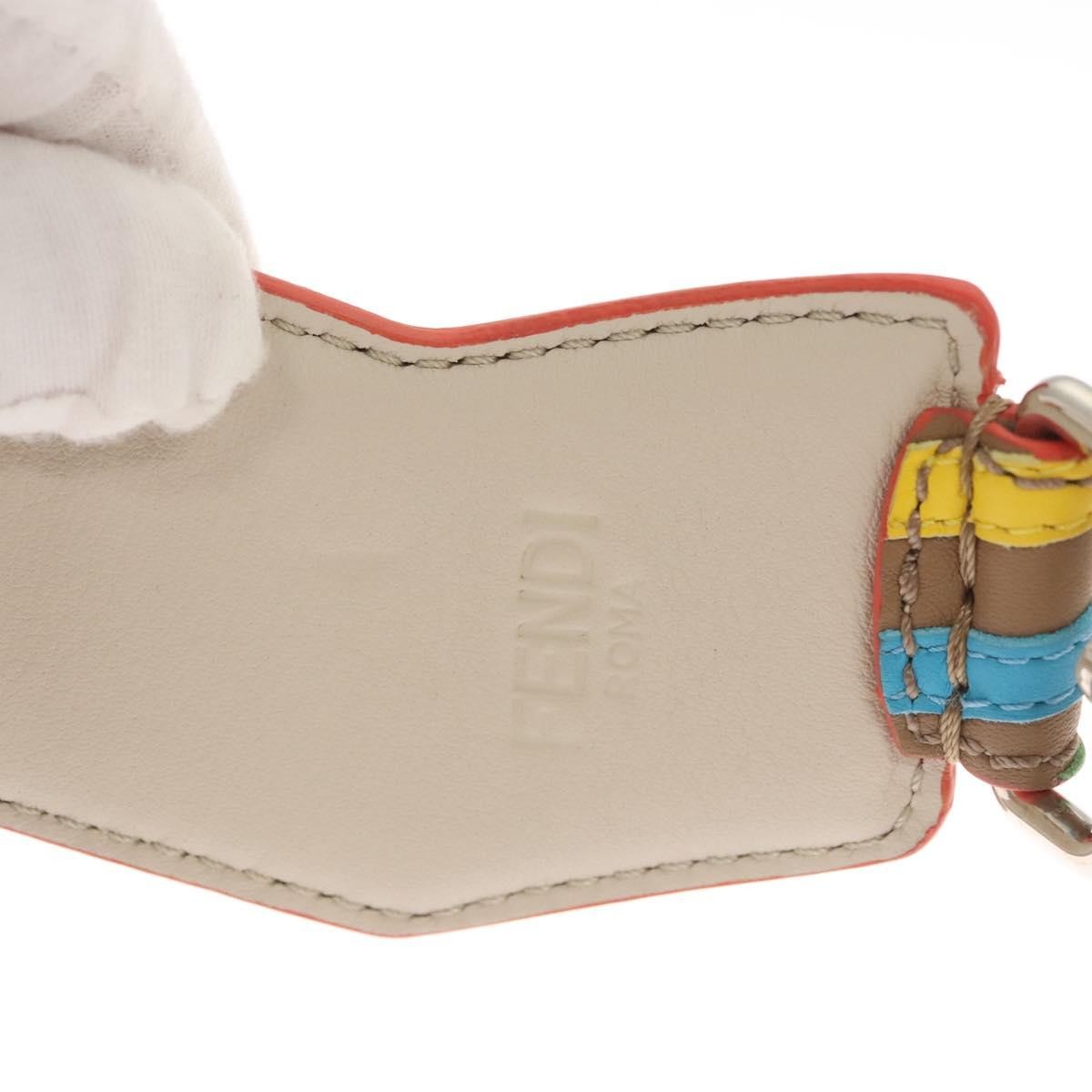 Fendi Zig Zag Shoulder Strap Leather, MULTICOLOUR, LEATHER, Straps