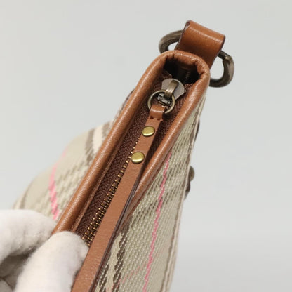 Burberry Nova check Shoulder bag Canvas, BEIGE, CANVAS, Shoulder bag