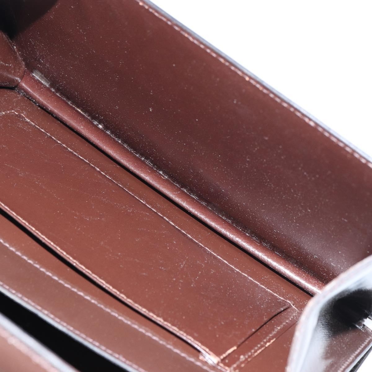 Gucci Vintage Shoulder Bag Leather, BROWN, LEATHER, Shoulder bag