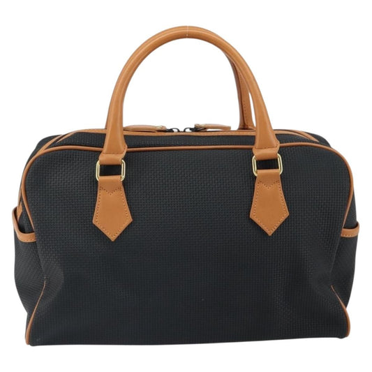 Saint Laurent Vintage Boston PVC Leather, BLACK, PVC, Handbag