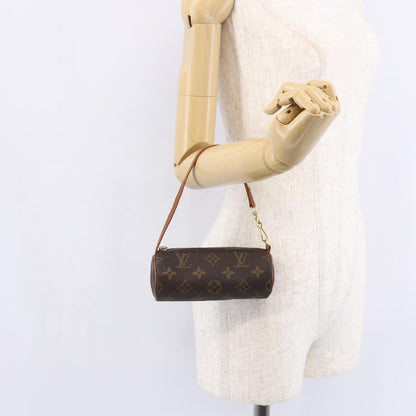 Louis Vuitton Papillon Pochette Monogram Canvas, BROWN, CANVAS, Clutche & pouche