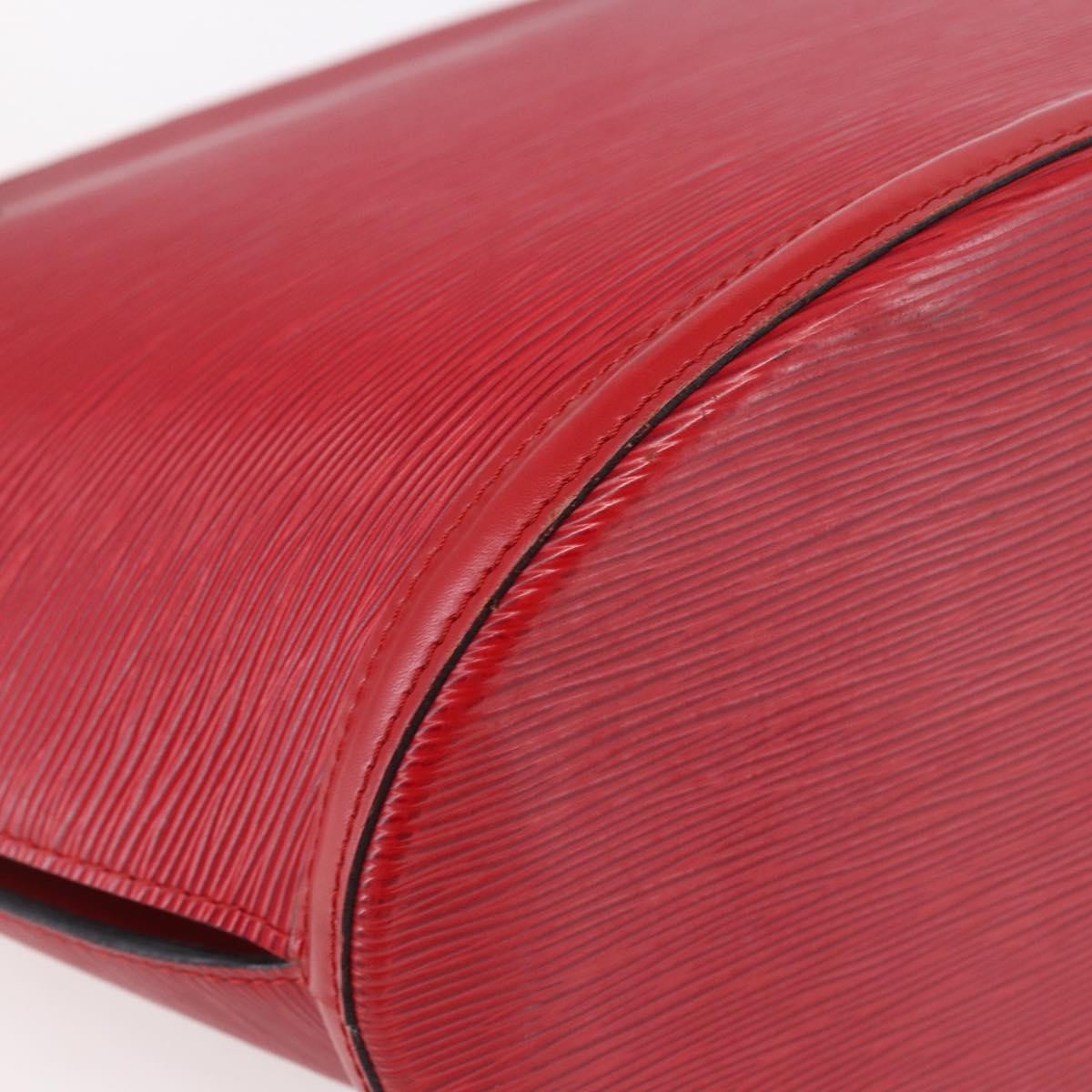 Louis Vuitton Saint Jacques Handbag Epi Leather, RED, LEATHER, Shoulder bag