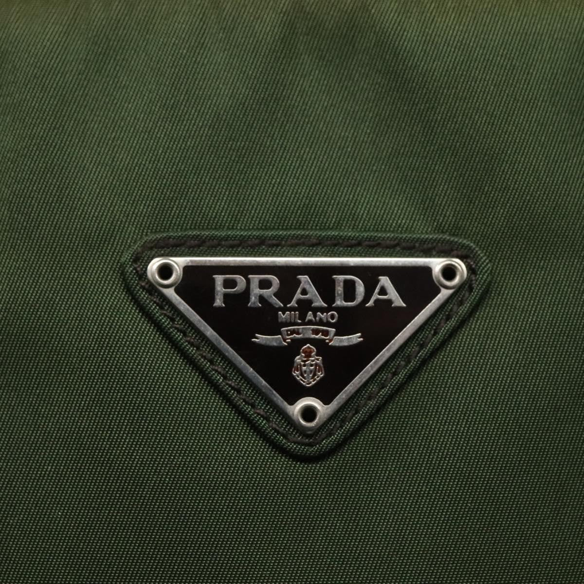 Prada Vintage Handbag Tessuto, KHAKI, NYLON, Handbag