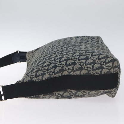 Christian Dior Vintage Trotter Messenger Bag Diorissimo Canvas, NAVY, CANVAS, Crossbody bag
