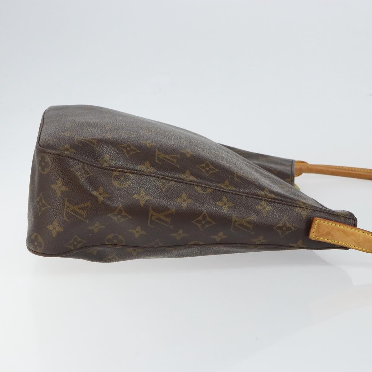 Louis Vuitton Looping Handbag Monogram Canvas, BROWN, CANVAS, Handbag