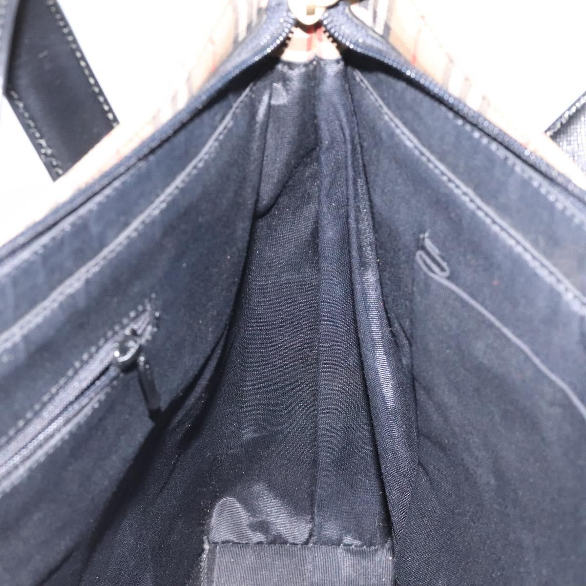 Burberry Shoulder Bag Nova Check Canvas, BEIGE, CANVAS, Shoulder bag