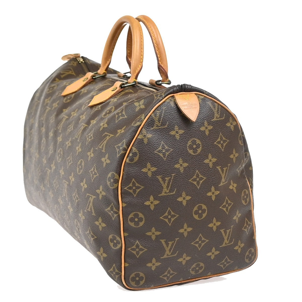 Louis Vuitton Speedy Handbag Monogram Canvas, Brown, Canvas, Handbag