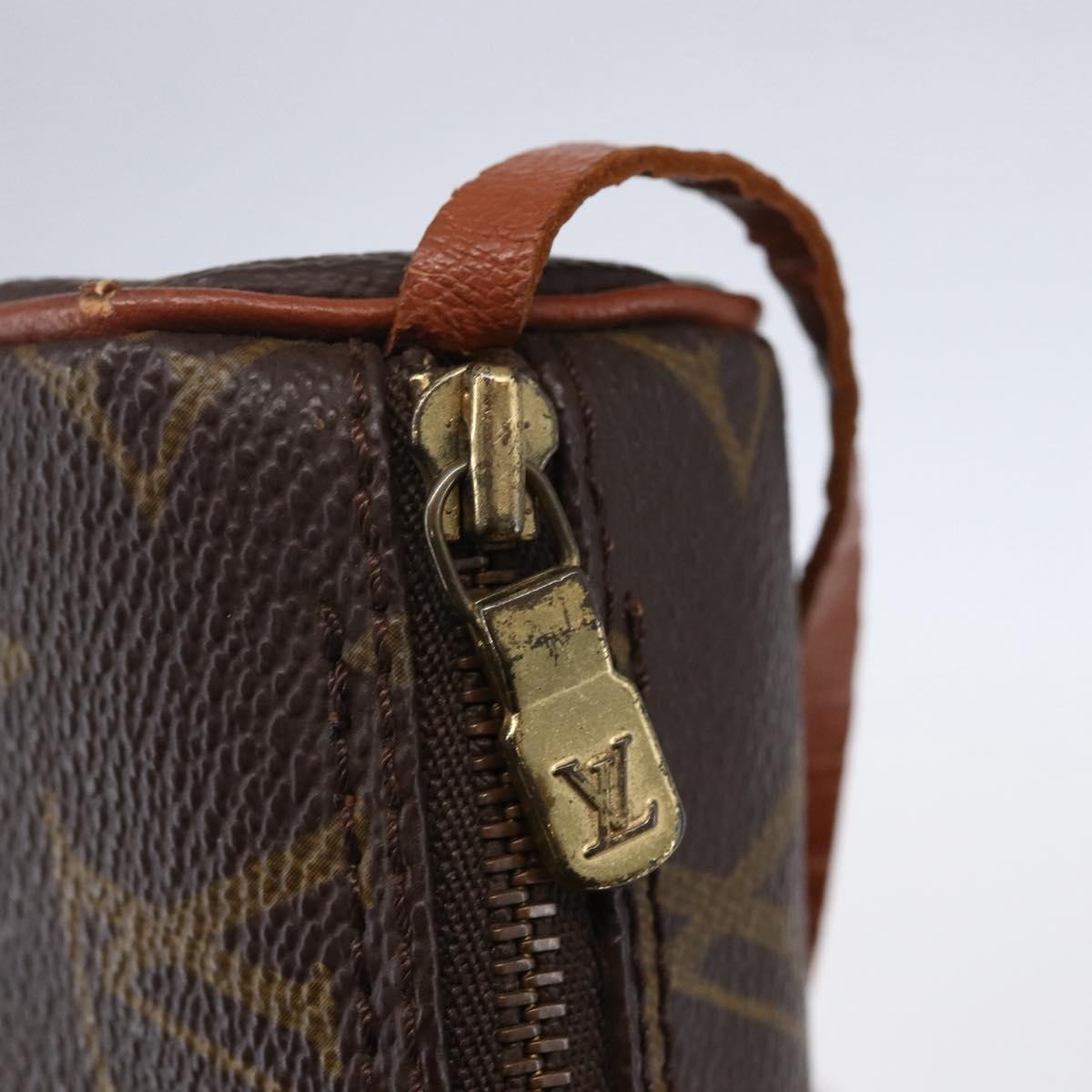 Louis Vuitton Papillon Pochette Monogram Canvas, BROWN, CANVAS, Clutche & pouche