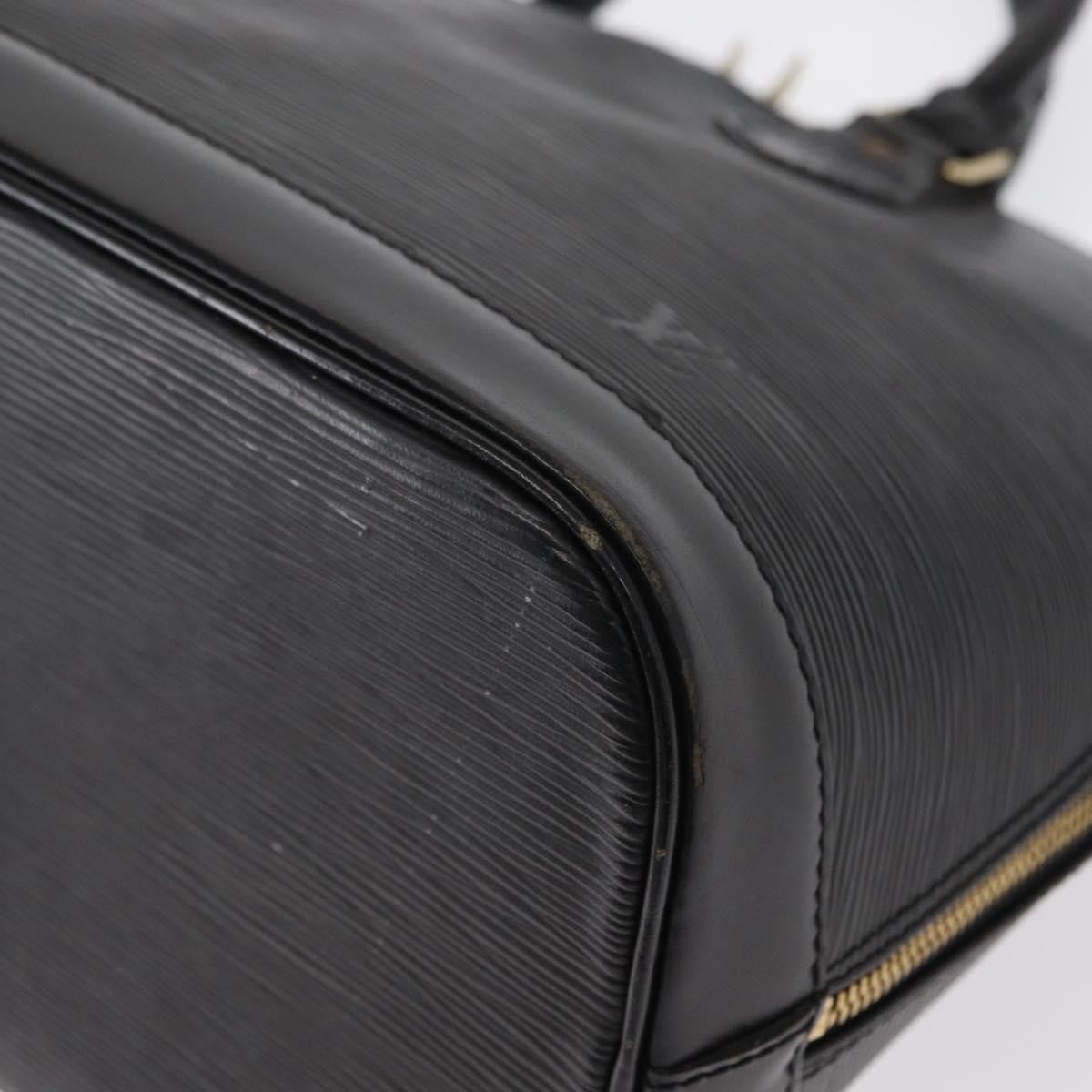 Louis Vuitton Alma Handbag Epi Leather, BLACK, LEATHER, Handbag