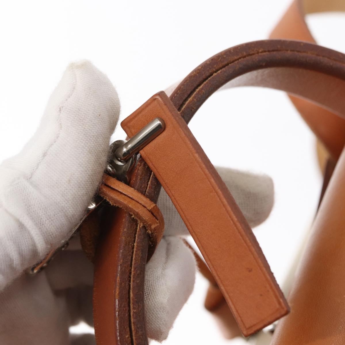 Hermes Herbag A Dos Backpack Toile, BEIGE, CANVAS, Backpack