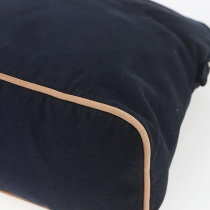 Hermes Bolide Travel Pouch Canvas, NAVY, CANVAS, Clutche & pouche