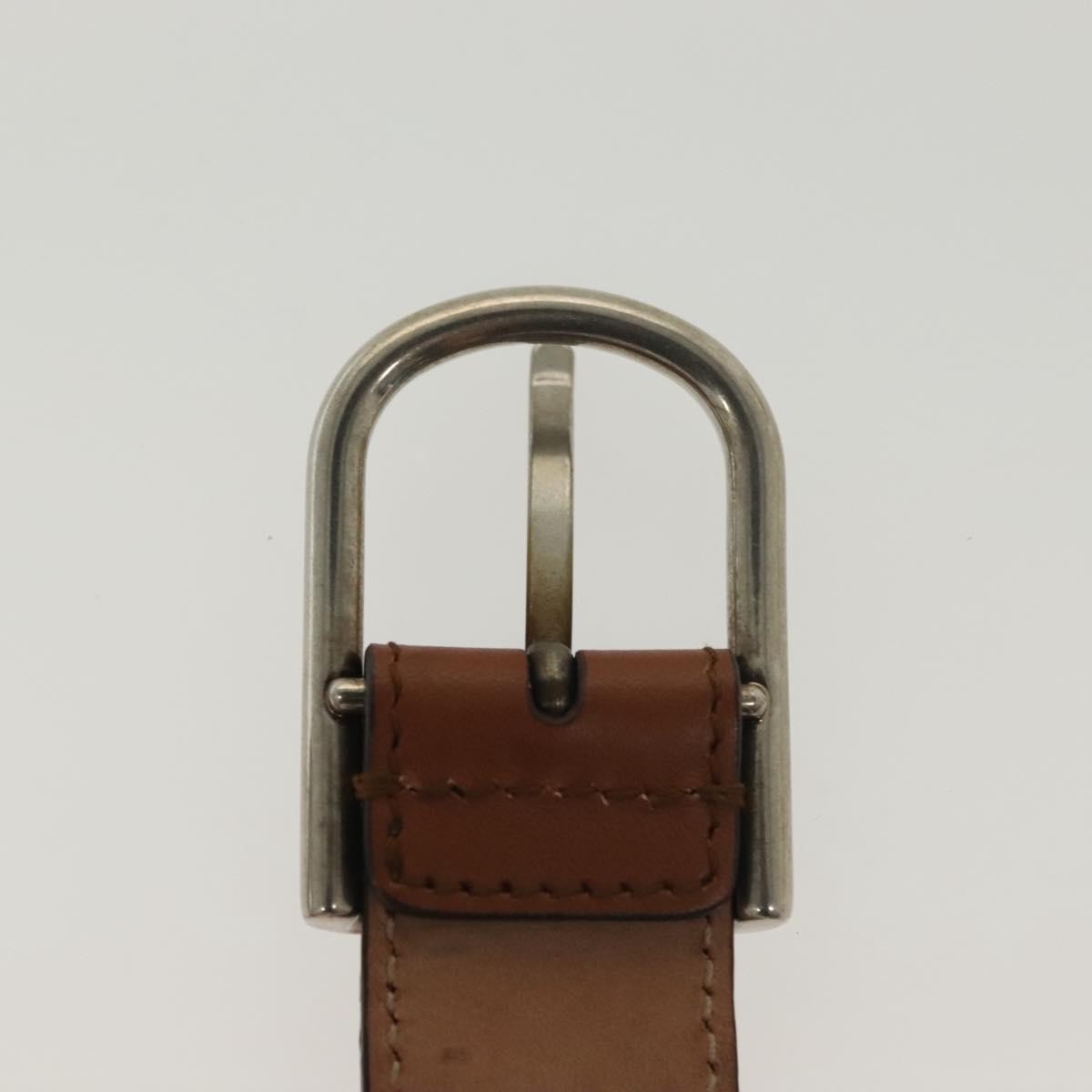 Gucci Sherry Line Belt Leather, BROWN, LEATHER, Belts