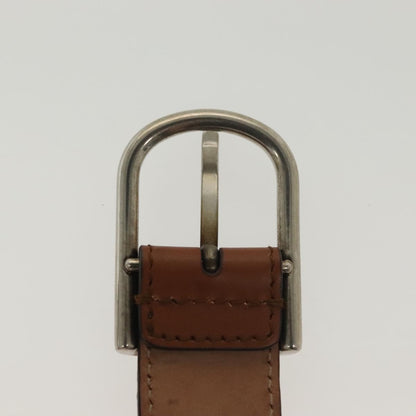 Gucci Sherry Line Belt Leather, BROWN, LEATHER, Belts