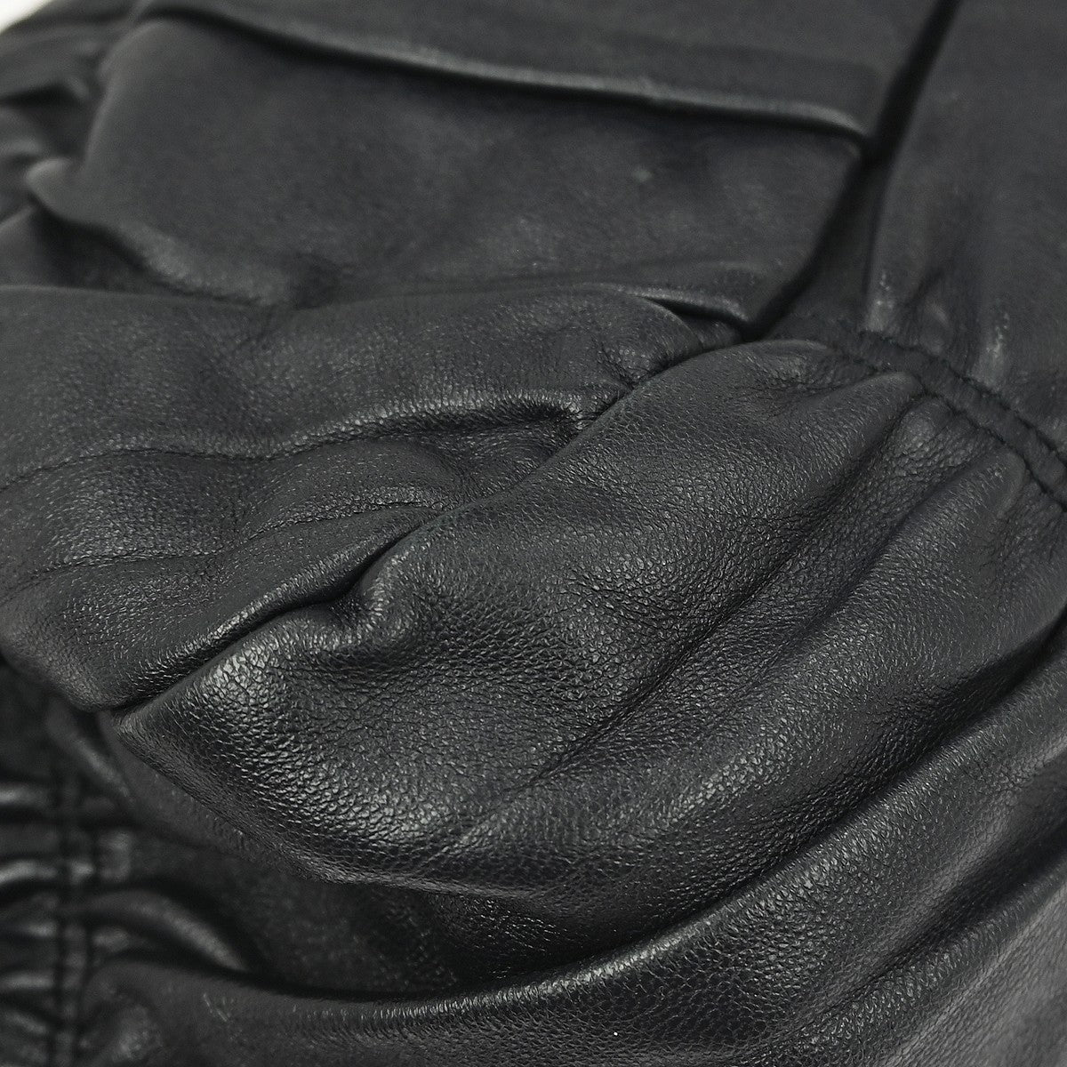 Prada Gaufre Convertible Tote Nappa Leather, BLACK, LEATHER, Tote bag