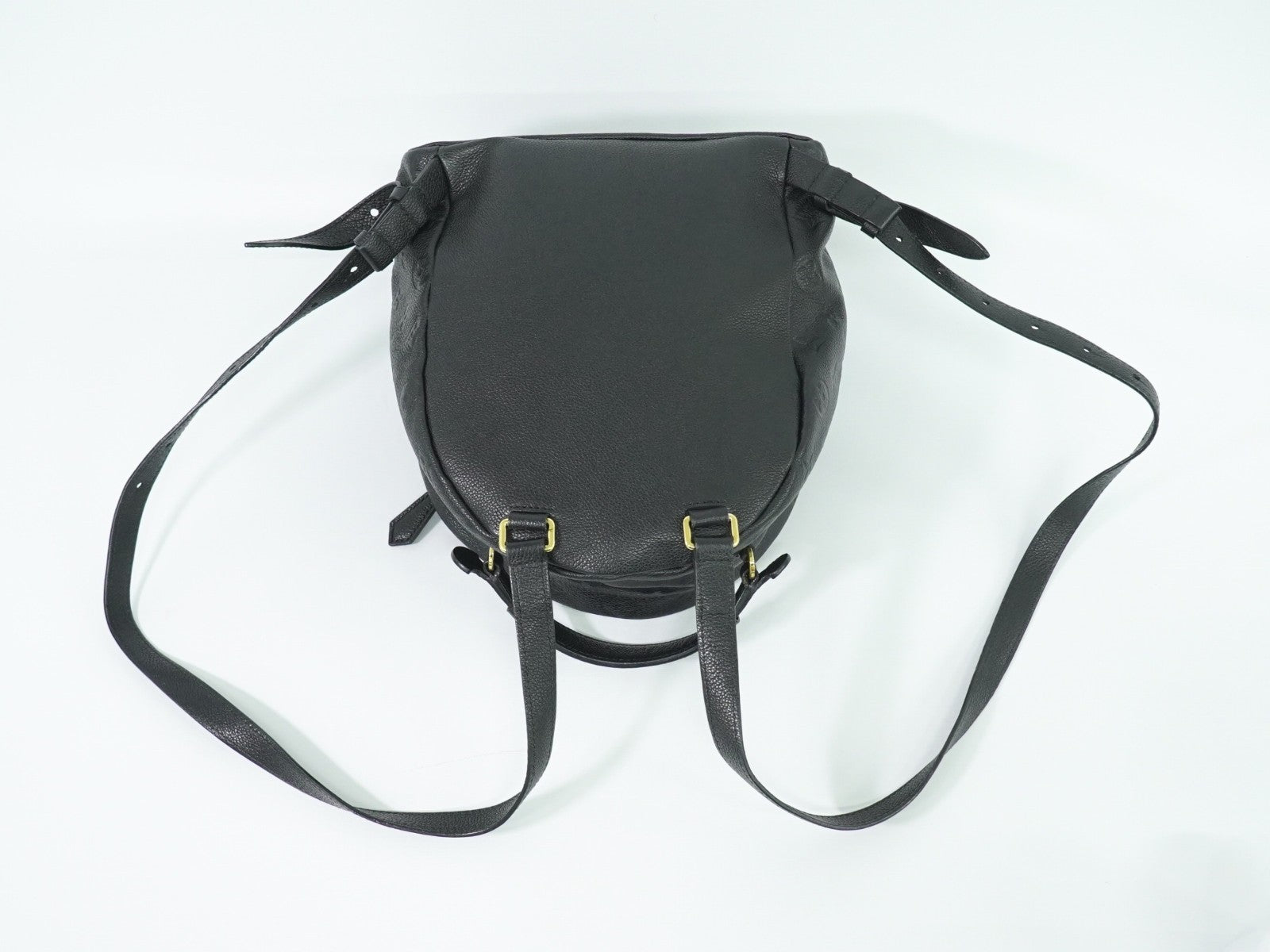 Louis Vuitton Sorbonne Backpack Monogram Empreinte Leather, BLACK, LEATHER, Backpack