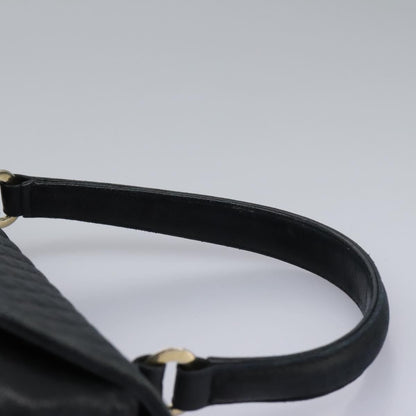 Bally Vintage Handbag Quilted Leather, Black, Leather, Handbag