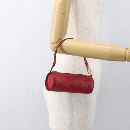 Louis Vuitton Soufflot Pochette Epi Leather, RED, LEATHER, Clutche & pouche