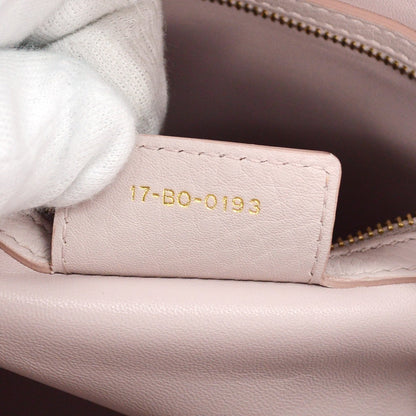 Christian Dior Granville Satchel Leather, PINK, CALFSKIN, Handbag