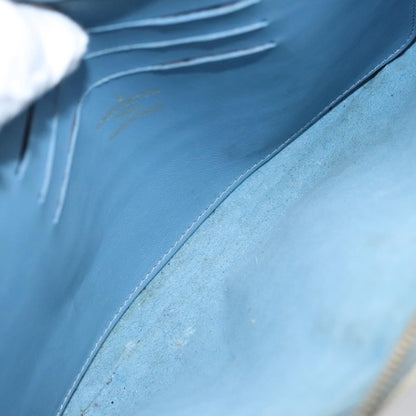 Louis Vuitton New Wave Zipped Pochette Monogram Embroidered Quilted Denim, BLUE, DENIM_JEANS, Clutche & pouche